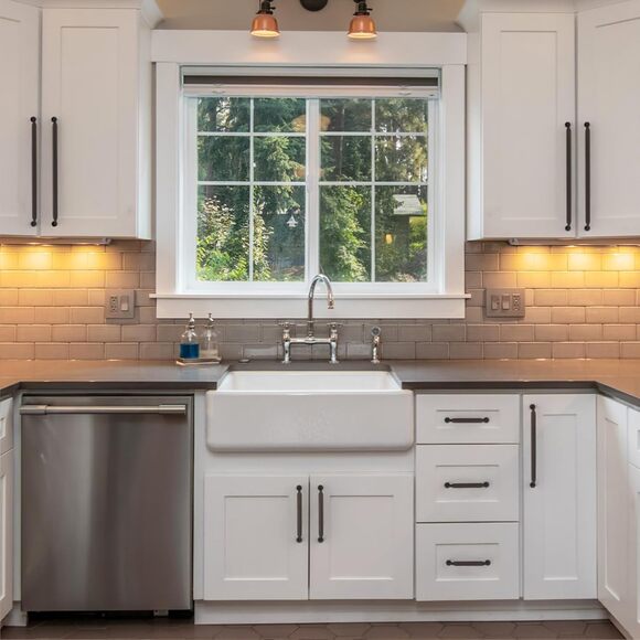 9 Pack of Amerdeco Oil Rubbed Bronze Cabinet Pulls with Screws - Picture 4 of 7